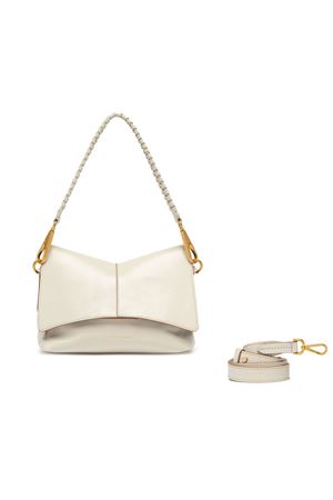 Borsa Diva in pelle cerata bianca GIANNI CHIARINI | BS11940RALPH0611